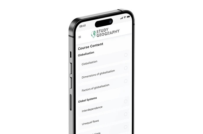 Study Geography mobile website